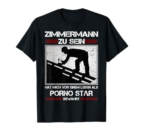 ZIMMERER T-SHIRT U. GESCHENKE FÜR ZIMMERMANN - Herren - Zimmerer - Schwarz - M - Halbarm - Crew-Neck - T-Shirt ZIMMERER T-SHIRT U. GESCHENKE FÜR ZIMMERMANN - Herren - Zimmerer - Schwarz - M - Halbarm - Crew-Neck - T-Shirt von ZIMMERER T-SHIRT U. GESCHENKE FÜR ZIMMERMANN