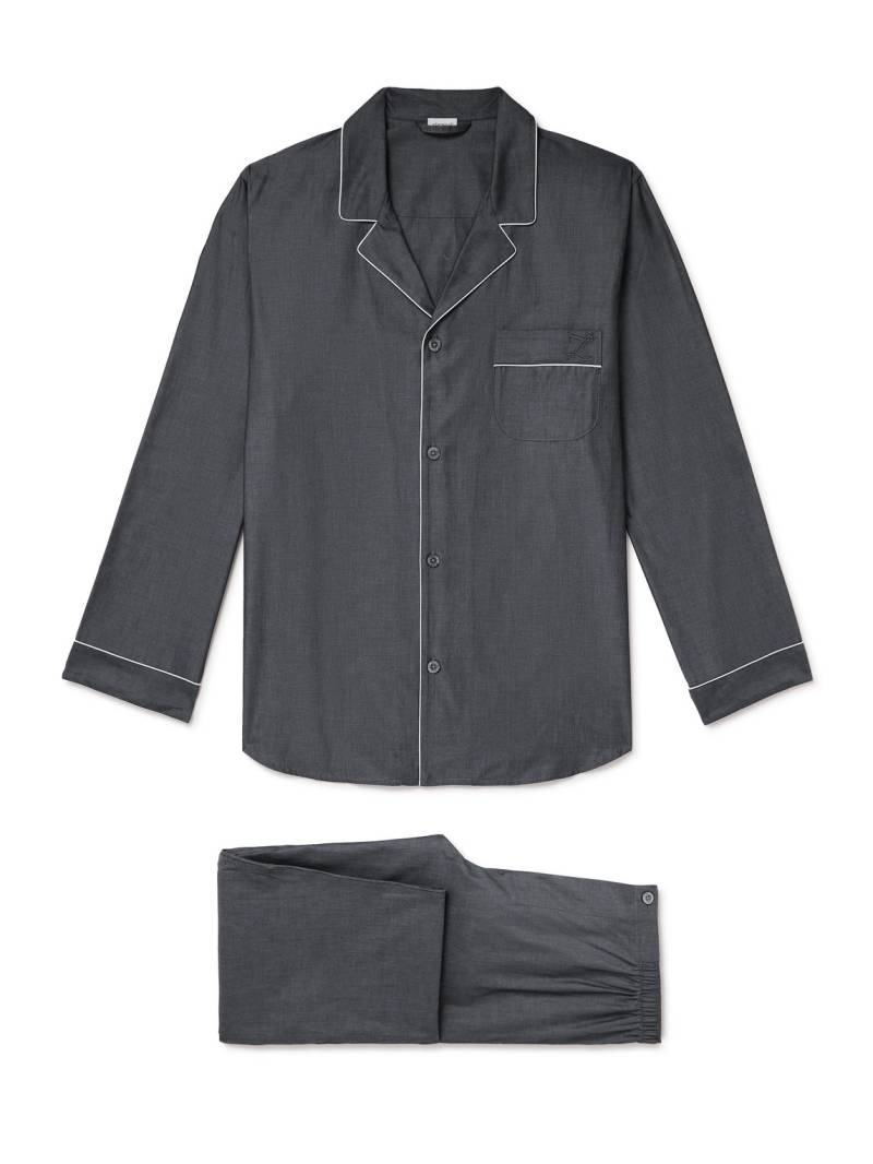 ZIMMERLI - Cotton Pyjama Set - Men - Gray - M von ZIMMERLI
