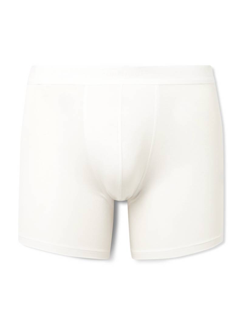 ZIMMERLI - Pureness Stretch-Micro Modal Boxer Briefs - Men - White - M von ZIMMERLI