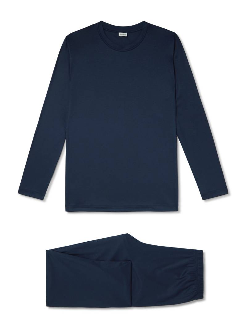 ZIMMERLI - Sea Island Cotton Pyjama Set - Men - Blue - M von ZIMMERLI