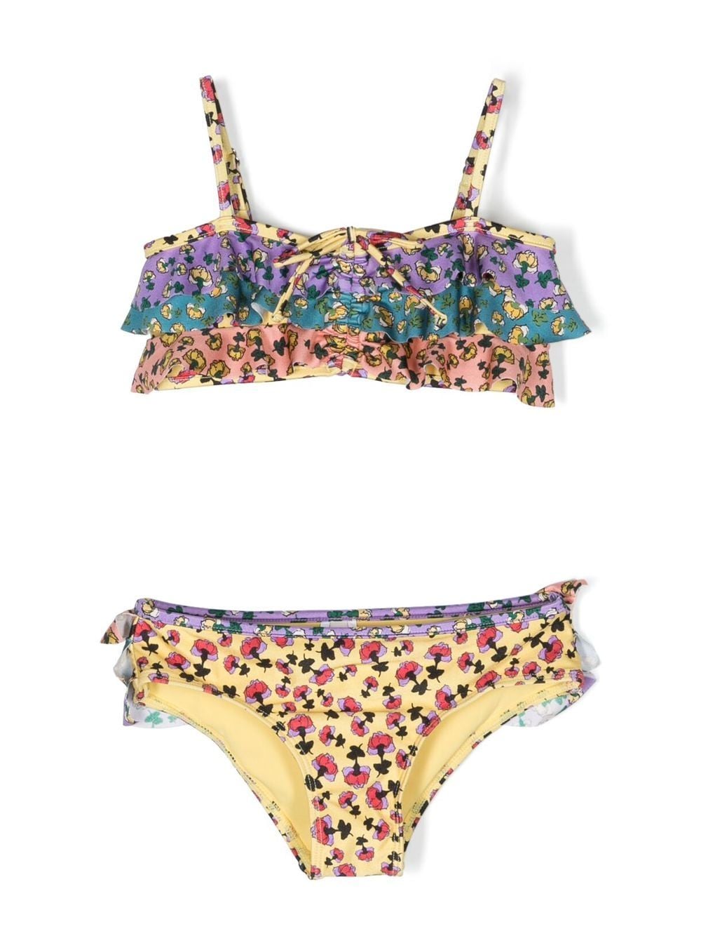 ZIMMERMANN Kids Tiggy Bikini mit Rüschen - Gelb von ZIMMERMANN Kids