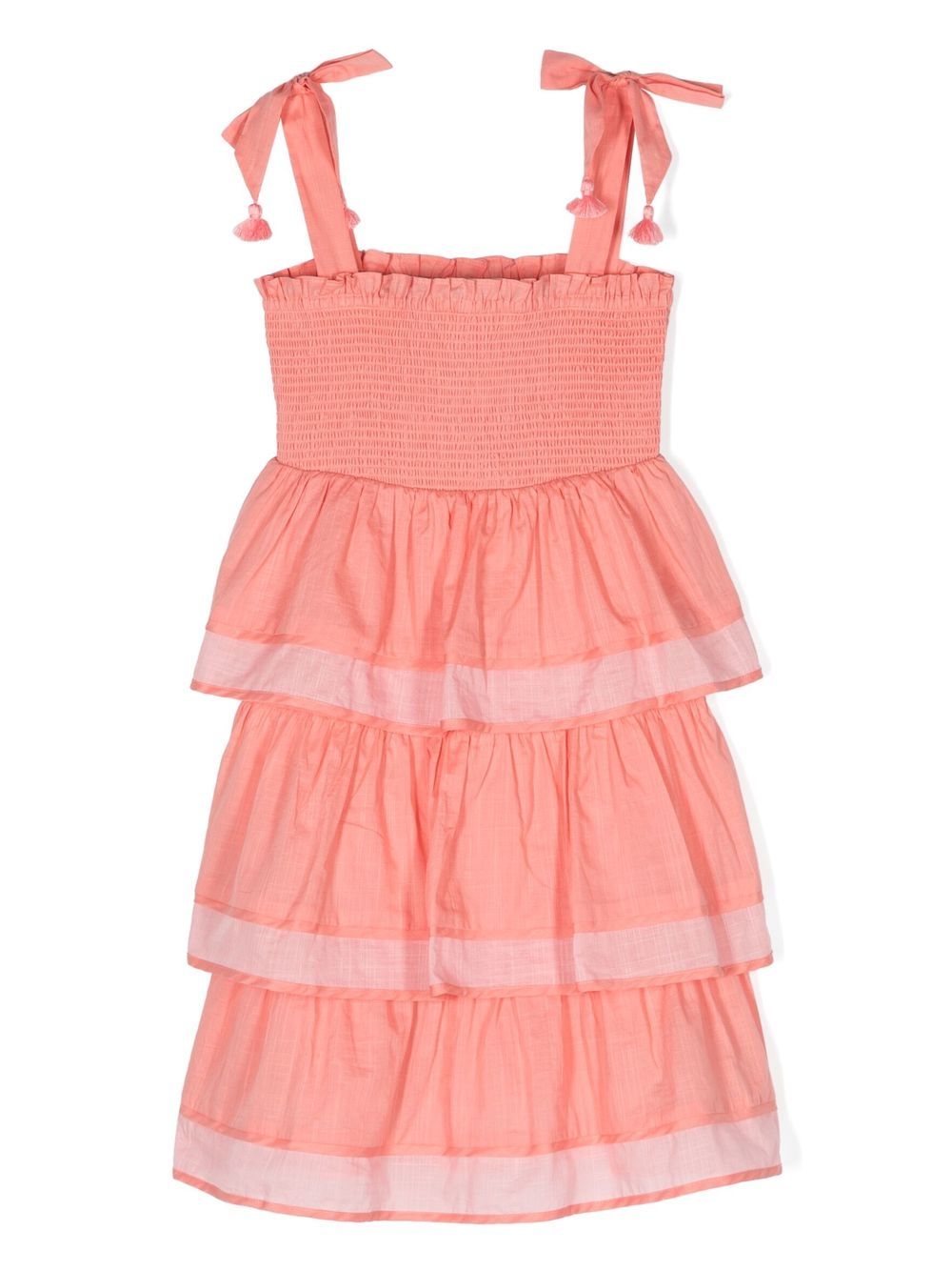 ZIMMERMANN Kids Gestuftes Tiggy Maxikleid - Rosa von ZIMMERMANN Kids