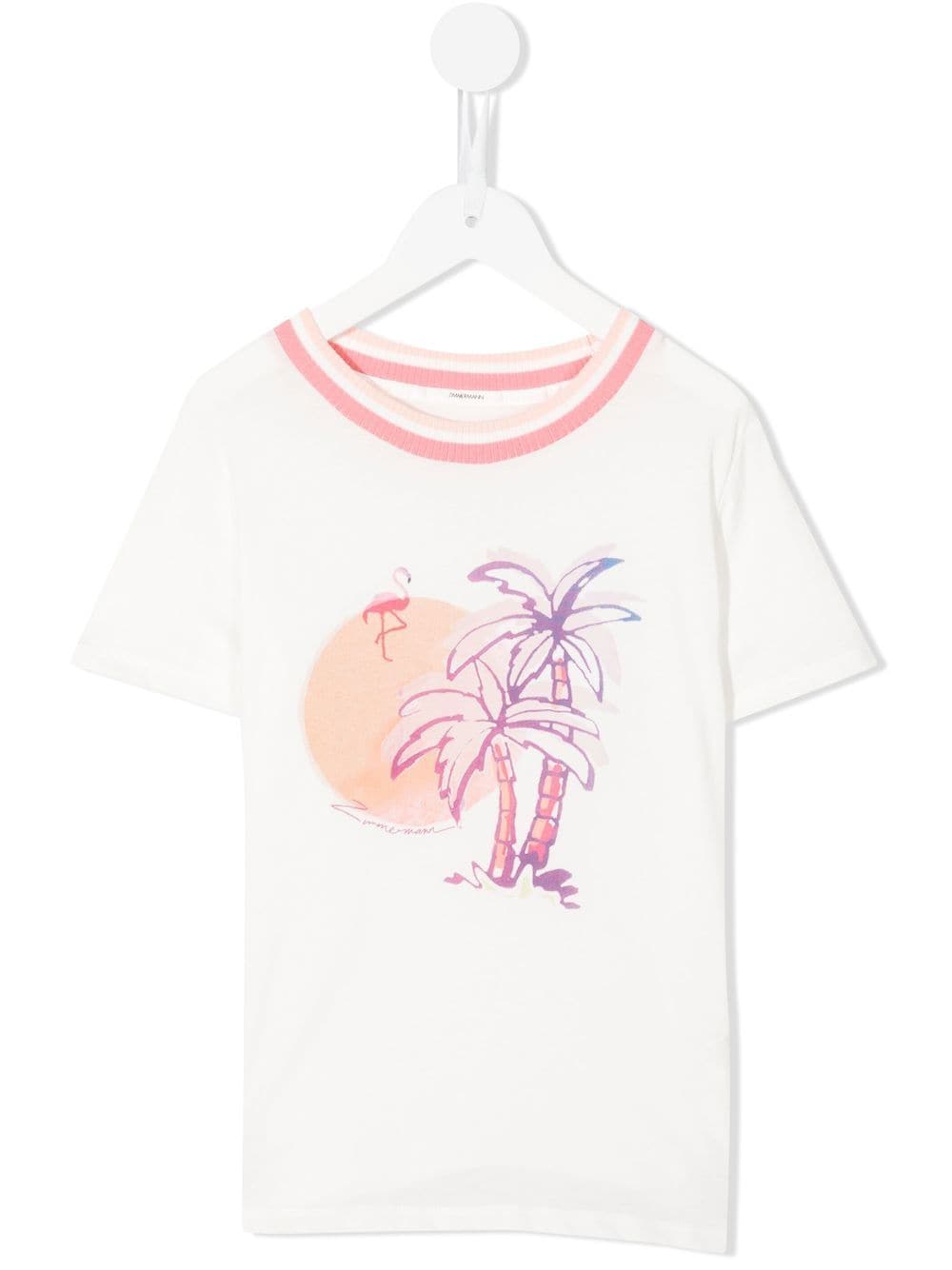 ZIMMERMANN Kids T-Shirt mit grafischem Print - Weiß von ZIMMERMANN Kids