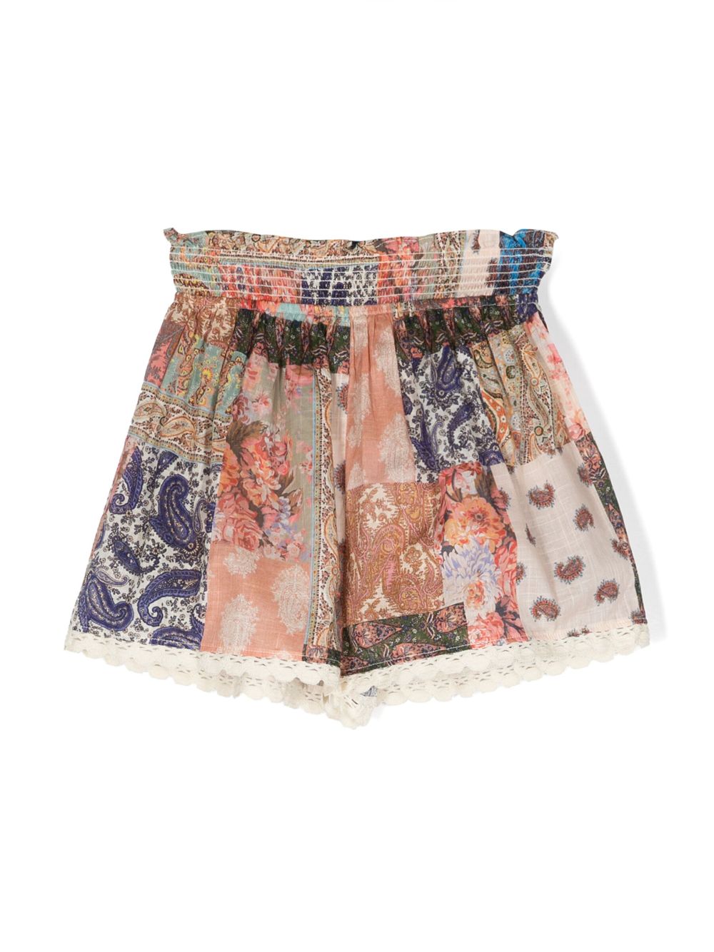 ZIMMERMANN Kids Shorts mit Paisley-Patchwork - Rosa von ZIMMERMANN Kids