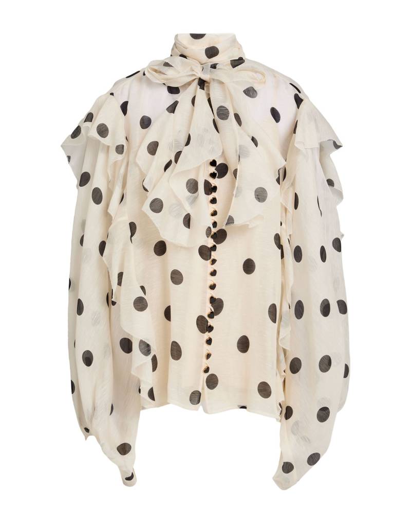 ZIMMERMANN Hemd Damen Cremeweiß von ZIMMERMANN