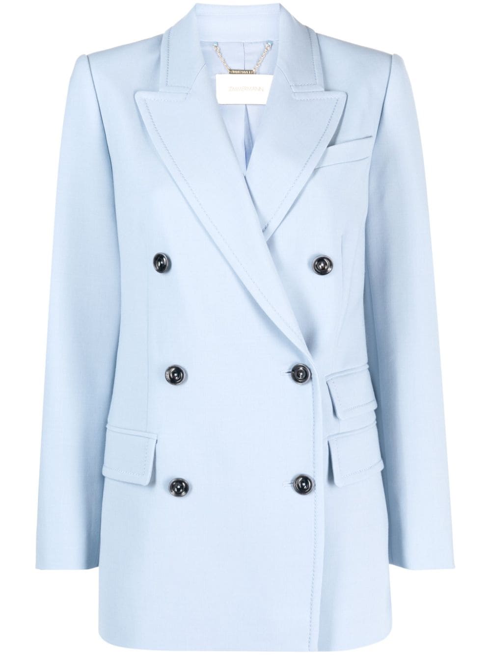 ZIMMERMANN Doppelreihiger Blazer - Blau von ZIMMERMANN