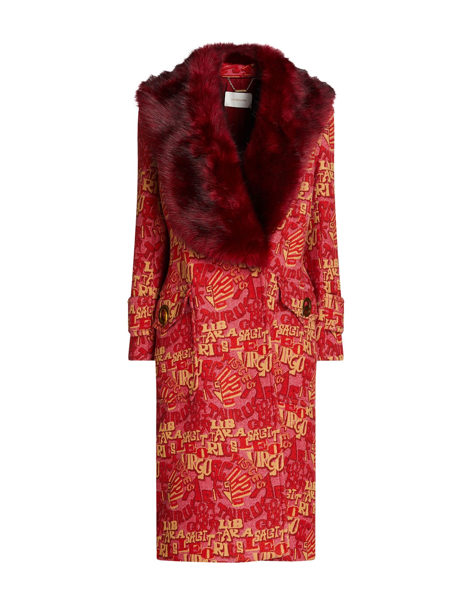 ZIMMERMANN Mantel Damen Rot ZIMMERMANN Mantel Damen Rot von ZIMMERMANN