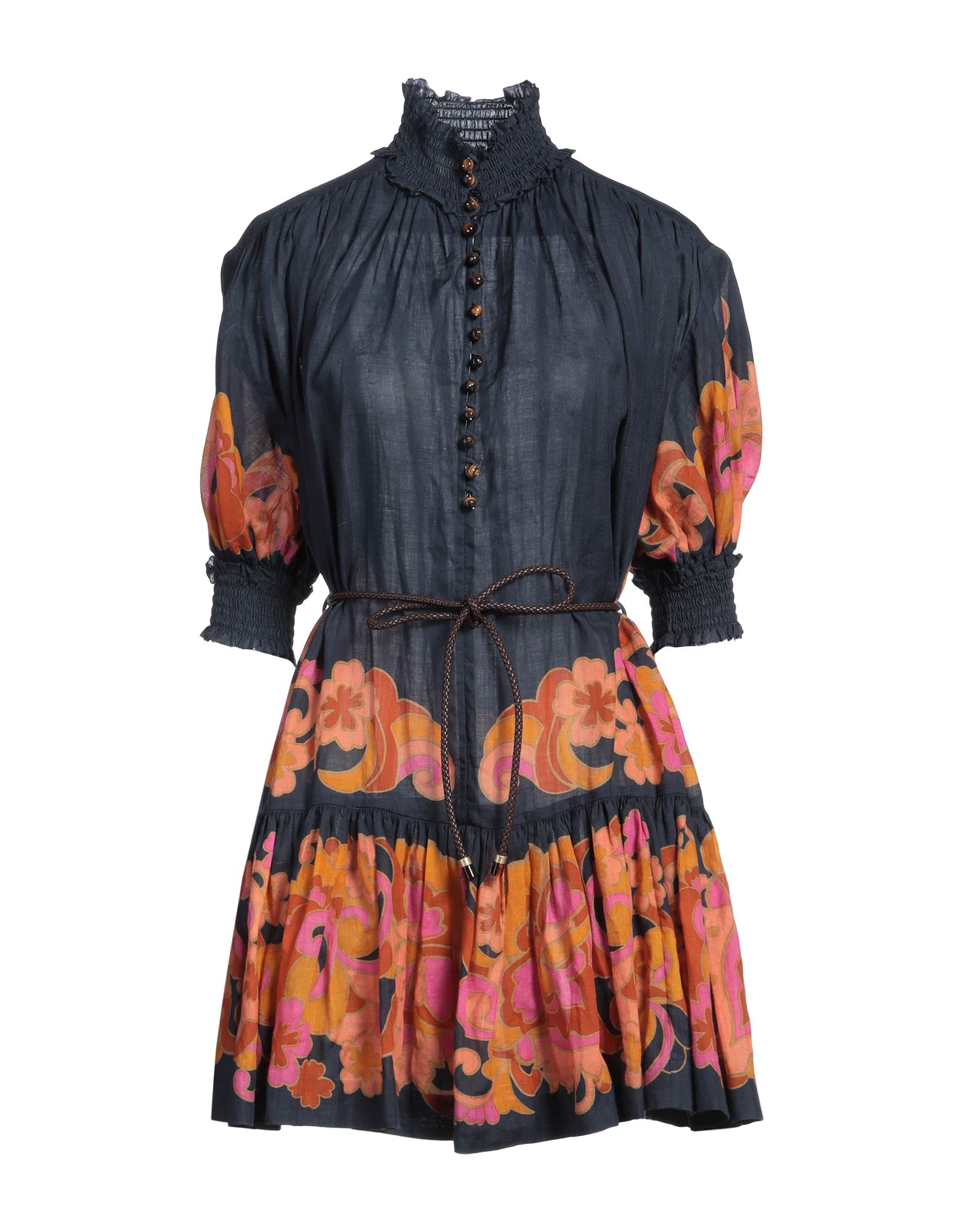 ZIMMERMANN Mini-kleid Damen Blau ZIMMERMANN Mini-kleid Damen Blau von ZIMMERMANN