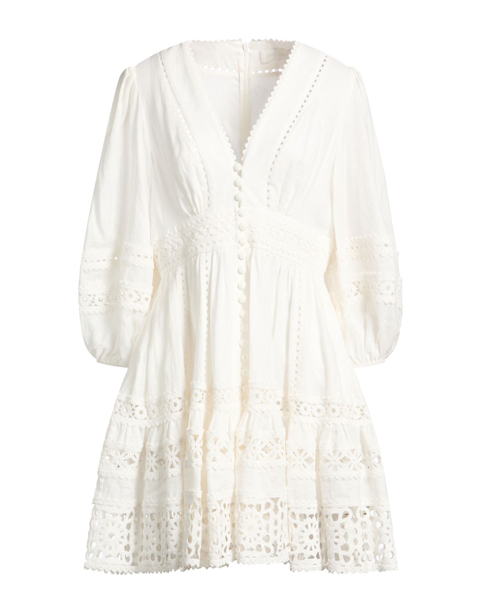 ZIMMERMANN Mini-kleid Damen Elfenbein von ZIMMERMANN