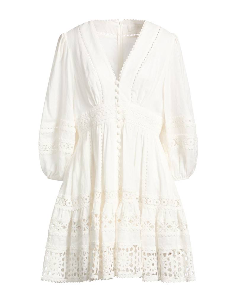 ZIMMERMANN Mini-kleid Damen Elfenbein von ZIMMERMANN