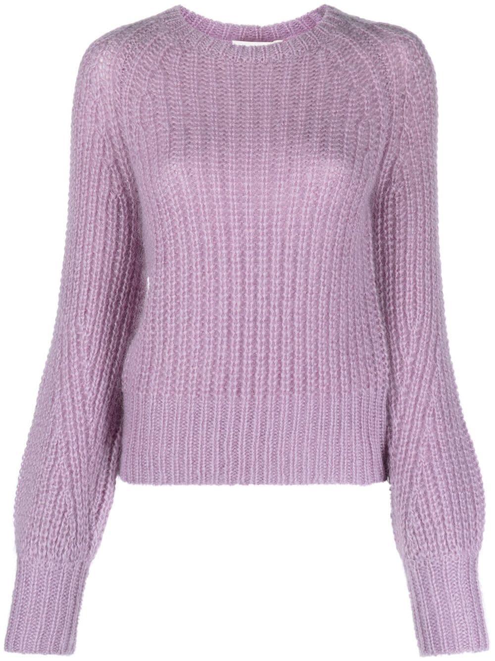 ZIMMERMANN Pullover mit Zopfmuster - Violett von ZIMMERMANN