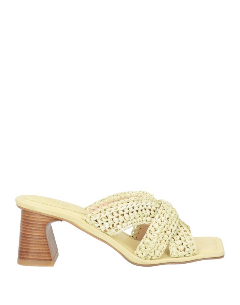 ZINDA Sandale Damen Pastellgelb von ZINDA