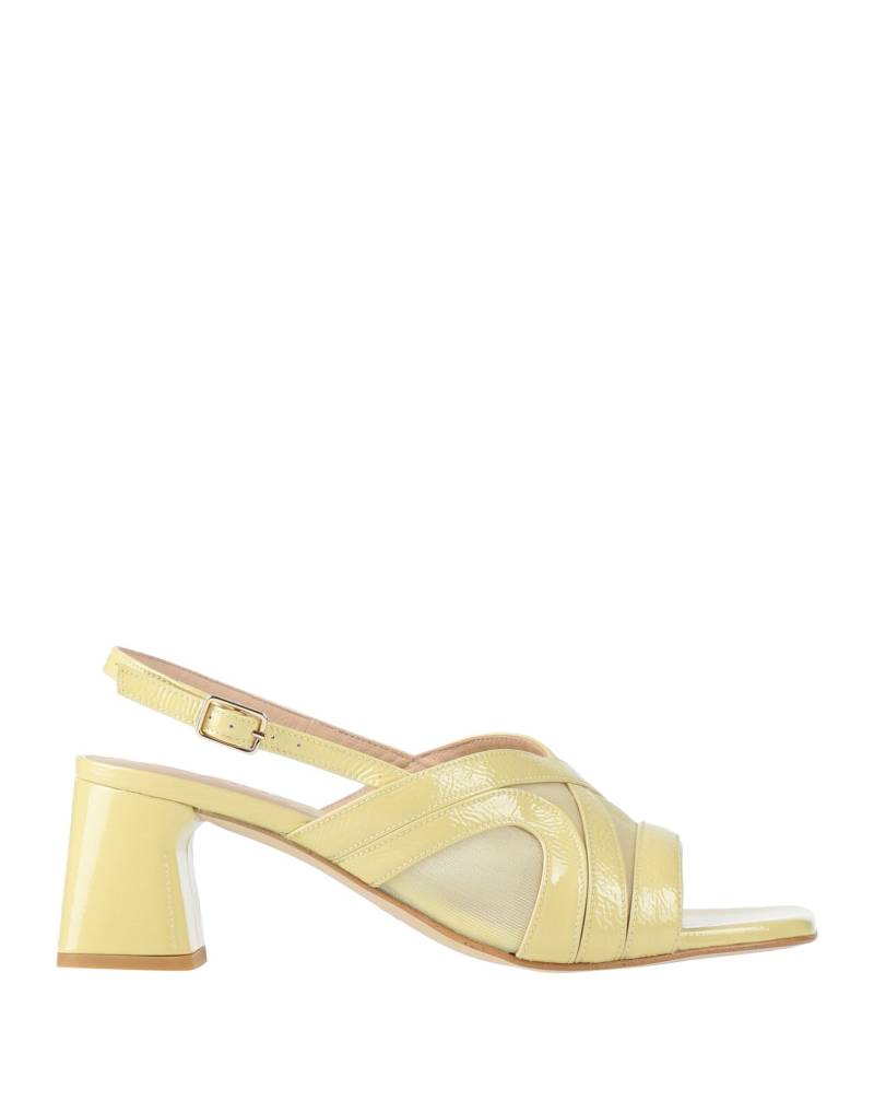 ZINDA Sandale Damen Pastellgelb von ZINDA