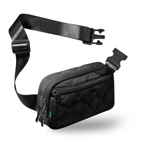 ZINZ Fanny Pack Hüfttasche für Reisen und den Täglichen Gebrauch, Umhängetasche für Damen und Herren,Schwarz von ZINZ