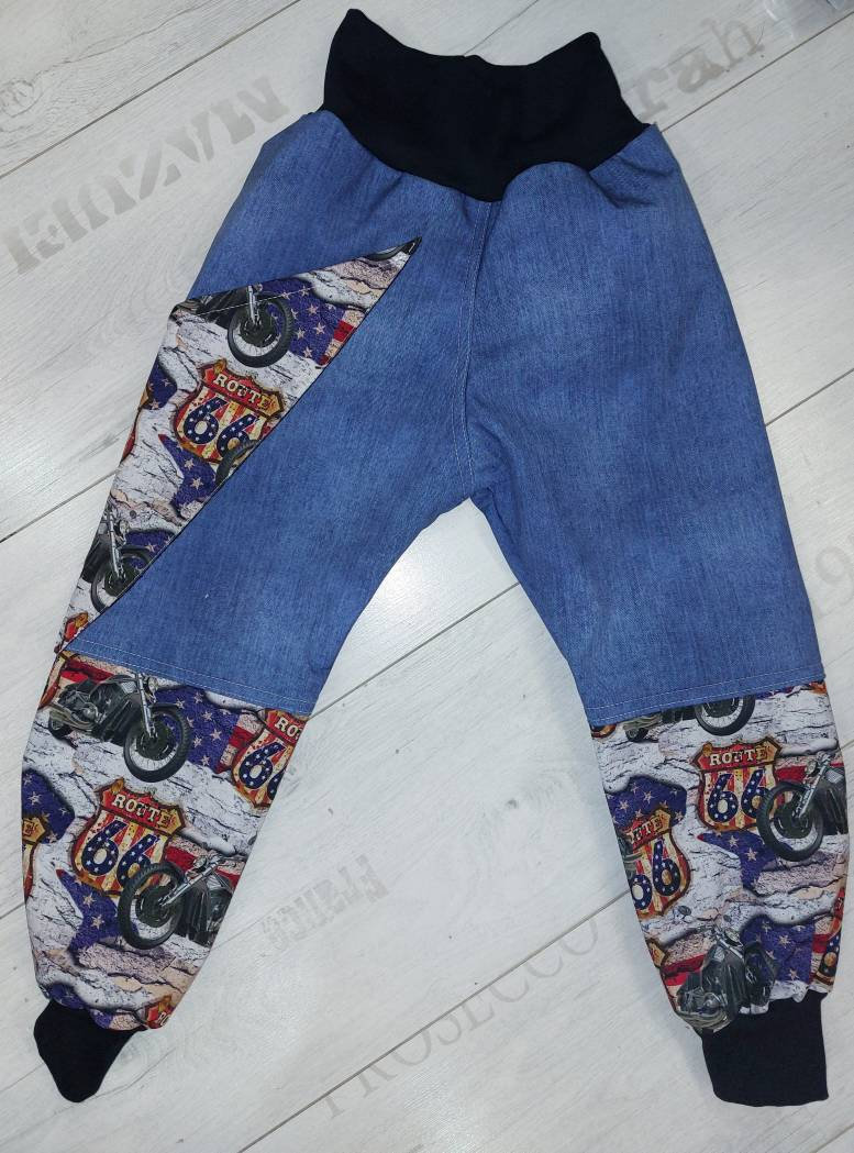 Softshellhose Hose Matschhose Mädchen Route66 Route 66 Jungen Motorrad Softshell Regenhose Gr.86-152 Zipfelzauber Pumphose Outdoor von ZIPFELZAUBER