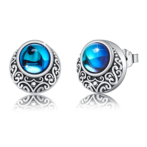 ZIPPICE Mondstein Ohrstecker 925 Sterling Silber Mondstein Ohrstecker für Damen Mondstein Filigran Ohrringe Mondstein Schmuck für Damen Mädchen Tochter ZIPPICE Mondstein Ohrstecker 925 Sterling Silber Mondstein Ohrstecker für Damen Mondstein Filigran Ohrringe Mondstein Schmuck für Damen Mädchen Tochter von ZIPPICE