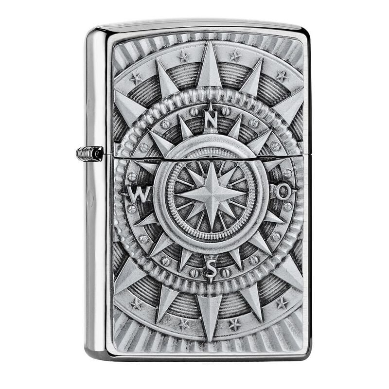 ZIPPO Compass Emblem Feuerzeug multicolor von ZIPPO