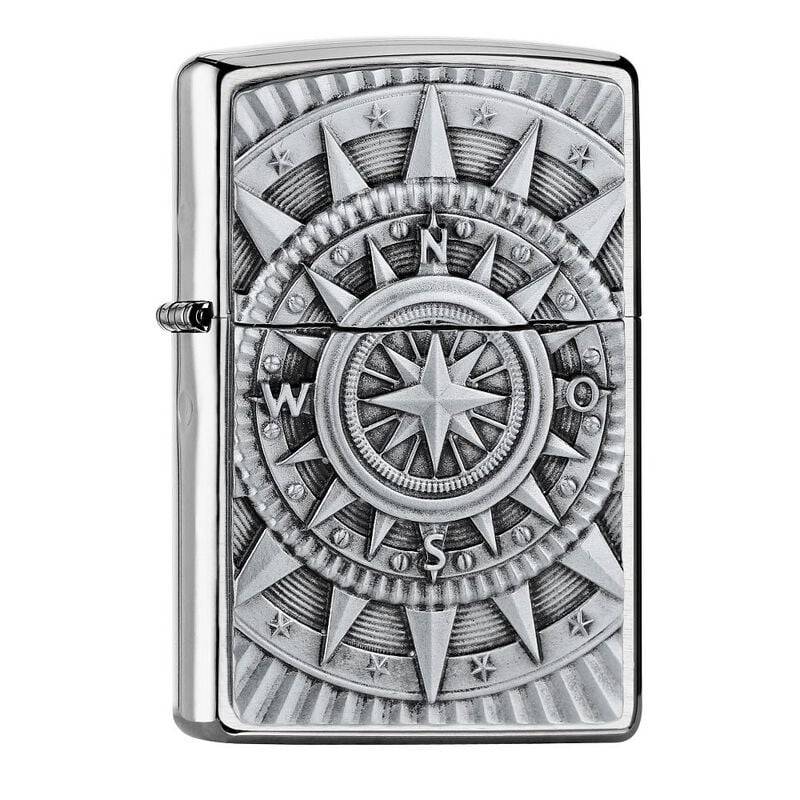 ZIPPO Compass Emblem Feuerzeug multicolor von ZIPPO