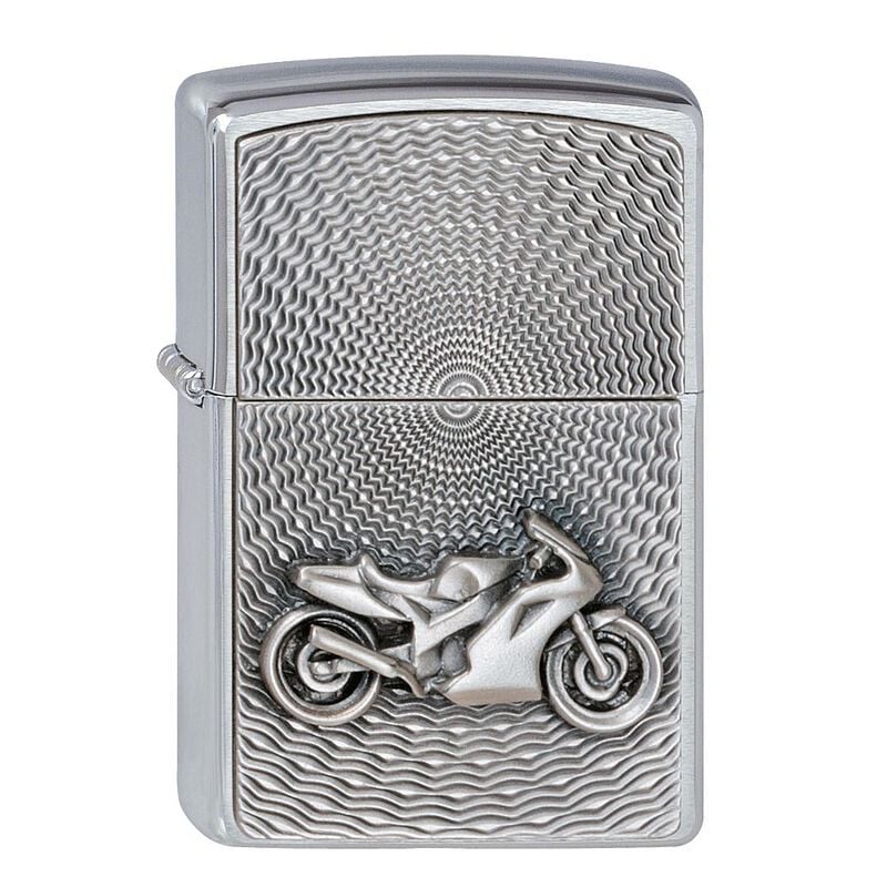 ZIPPO Motorbike Emblem Feuerzeug multicolor von ZIPPO
