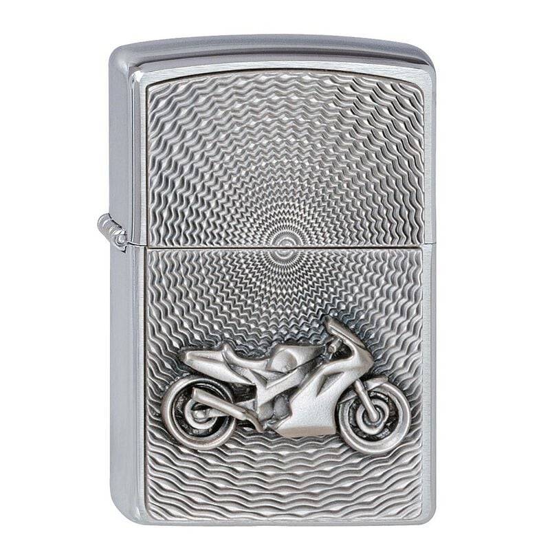 ZIPPO Motorbike Emblem Feuerzeug multicolor von ZIPPO
