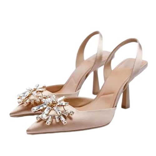 ZIRIA Damenschuhe mit Absatz, Blume, rot, Sandalen, Absatz, Damen, Pumps, Hochzeit, Braut, Slingback, High Heels, 004, 38 EU ZIRIA Damenschuhe mit Absatz, Blume, rot, Sandalen, Absatz, Damen, Pumps, Hochzeit, Braut, Slingback, High Heels, 004, 38 EU von ZIRIA