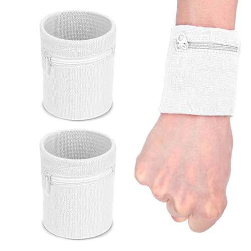 2 Stücke Schweissband Handgelenk Set Sportarmband Sport Schweißband Wristbands mit Reißverschlusstasche laufarmband für Fitness Laufen Radfahren Fußball Basketball schweißband handgelen schweissband 2 Stücke Schweissband Handgelenk Set Sportarmband Sport Schweißband Wristbands mit Reißverschlusstasche laufarmband für Fitness Laufen Radfahren Fußball Basketball schweißband handgelen schweissband von ZIRYAKO