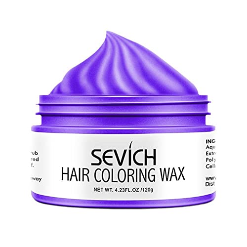 120g Farbe Haar Wachs Styling Pomade Silber Oma Grau Einweg Natürliche Haar Starke Farbstoff Creme Gel Haar Für Frauen Männer von ZIRYXQ