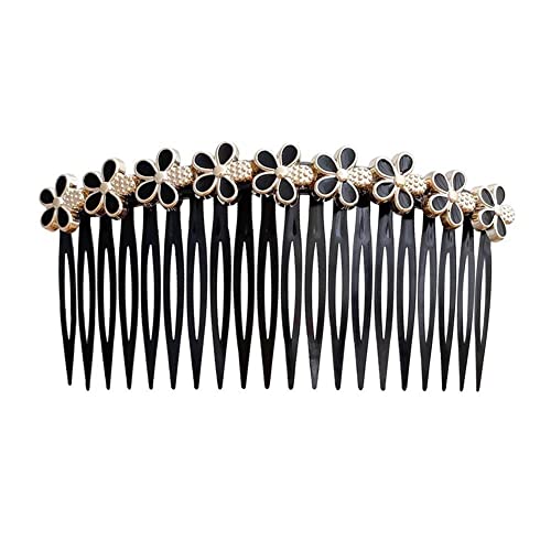 Mode Frauen Haarnadeln Strass Perle Haar Clip Klauen Barrettes Reihe Bun Maker Kamm Haar Haar Perle Zubehör Haar Gabel von ZIRYXQ