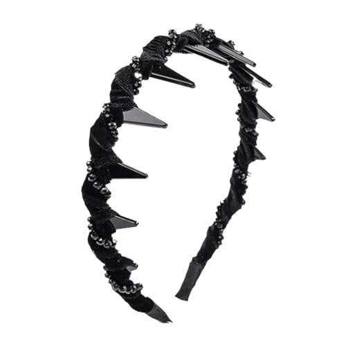 Mode Nicht-slip Haarbänder für Frauen Welle Top Slip Zahn Haarband 1pc Mit L7G4 zahn Stirnband Neue Schwarz Stirnbänder von ZIRYXQ