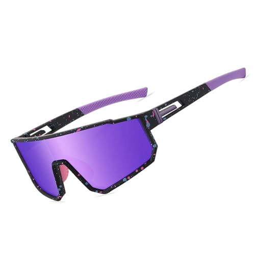 ZISTRFLO Polarisierte Sport-Sonnenbrille für Männer Frauen Jugend Kinder, UV400 Sport Sonnenbrille für Radfahren Baseball Angeln Outdoor,B02 von ZISTRFLO