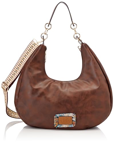 ZITHA Women's Schulterasche Damen Schultertasche, Kamel von ZITHA