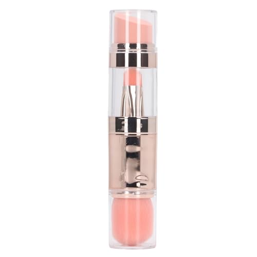 5 in 1 Roségold Make -up Pinsel Multifunktionales Fundament Schwamm Lose Pulver Augenbrauen Lidschatten Lippen Teleskope für Heimreise von ZIXINNKC