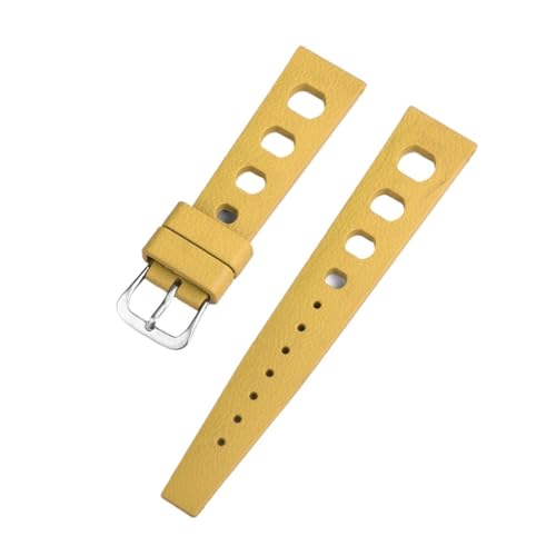 Das Fluorkautschuk-Taucherarmband mit einer Anstoßbreite von 20 mm bis 22 und einem Schnellverschluss-Kautschukarmband im tropischen Stil ist Vielzahl Smart- mechanischen Uhren kompatibel(Yellow,20mm) von ZIYIWANG