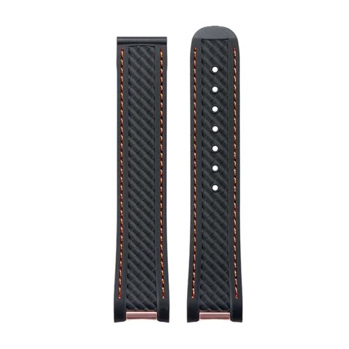 Das bogenförmige 20-mm-Interface-Taucherarmband aus Silikon ist mit einer Vielzahl von wasserdichten und schweißfesten Sportarmbändern als Ersatzzubehör for Taucheruhren kompatibel.(02 no clasp) von ZIYIWANG