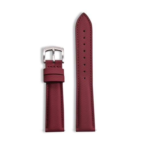 Kompatibel mit Bandanstoßbreiten von 18 mm bis 22 . Verschiedene Größen Nylon-Mischbändern sind verfügbar. Schnellverschluss-Bandanstöße und universell austauschbare Bänder ebenfalls(Red Silver,20mm) von ZIYIWANG