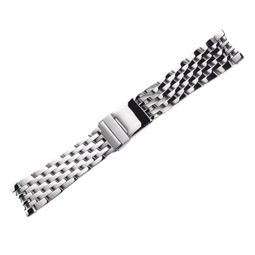 ZIYIWANG Das Edelstahlarmband for Herren ist mit 22-mm- und 24-mm-Bandanstößen kompatibel. Edelstahlmetallarmband mehreren Uhren-Ersatzarmbändern(24mm) von ZIYIWANG
