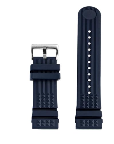 ZIYIWANG Ersatzbänder aus Silikonkautschuk sind mit schweiß- und wasserfesten Kautschukbändern mit einer Bandanstoßbreite von 20 mm und 22 mm kompatibel(04 A-Blue Steel,22mm-Width) von ZIYIWANG
