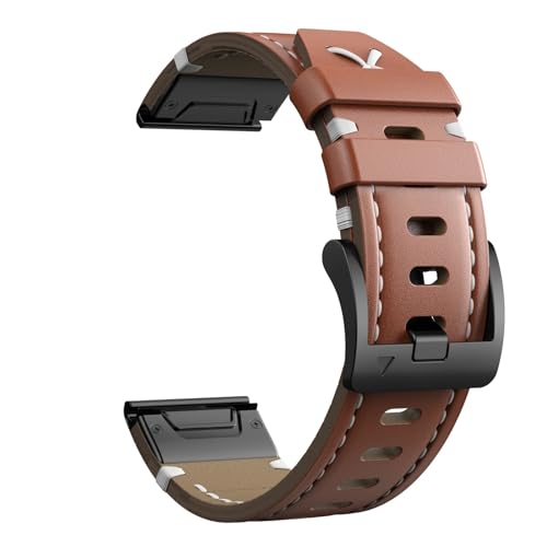 ZIYIWANG Kompatibel mit Modellen wie 7X 6X Pro 6X 5X 5X Plus 6 6 Pro 5 7 usw. mit 22 mm und 26 mm Lederbändern(Brown1,26mm) von ZIYIWANG