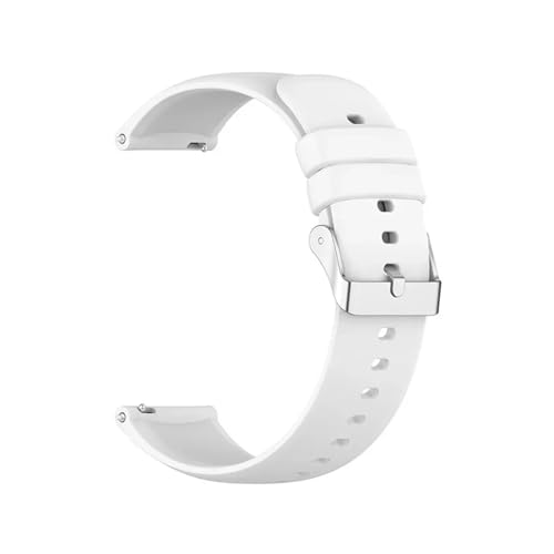ZIYIWANG Kompatibel mit Schnellverschluss-Silikonbändern und weichen Gummibändern mit Bandanstoßbreiten von 22 bis 20 mm(WHITE,22mm) von ZIYIWANG