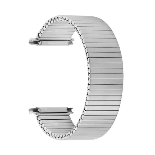 ZIYIWANG Kompatibel mit drei Bandanstoßbreiten von 18 mm, 20 mm und 22 mm. Das elastische Stahlband verlängert das Metallarmband automatisch ohne Anpassung.(18MM 20MM 22MM_LENGTH 150MM) von ZIYIWANG