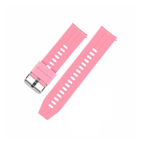 ZIYIWANG Silikonkautschukbänder mit Schnellverschluss sind mit dem Austausch von Armbändern for Herren- und Damenuhren mit Bandanstoßbreiten von 20 mm bis 22 mm kompatibel(Pink,20mm) von ZIYIWANG