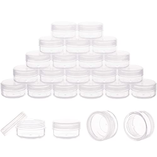 ZIZEMOJA 100 Stück 10 Gramm Probebehälter mit Deckel, 10 ml Probebehälter, BPA-frei, winzige Kosmetikbehälter für Make-up, Lotion, Lidschatten, Puder und Lippenbalsam ZIZEMOJA 100 Stück 10 Gramm Probebehälter mit Deckel, 10 ml Probebehälter, BPA-frei, winzige Kosmetikbehälter für Make-up, Lotion, Lidschatten, Puder und Lippenbalsam von ZIZEMOJA