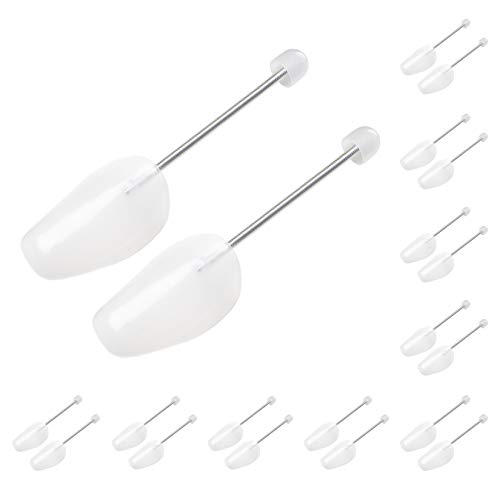 ZJHSXDR 10 Paar Kunststoff Schuhspanner Shaper für Herren (weiß) von ZJHSXDR