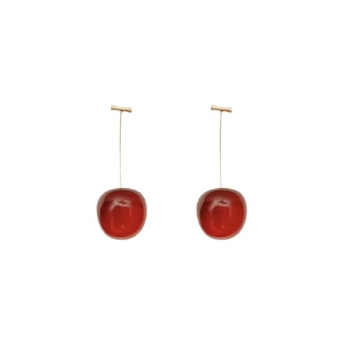 ZJPOJPH Damen Accessoires Rote Kirsche Ohrringe Damen Obst Persönlichkeit Anhänger Ohrringe Hochzeit Party Koreanischer Schmuck Geschenk ZJPOJPH Damen Accessoires Rote Kirsche Ohrringe Damen Obst Persönlichkeit Anhänger Ohrringe Hochzeit Party Koreanischer Schmuck Geschenk von ZJPOJPH