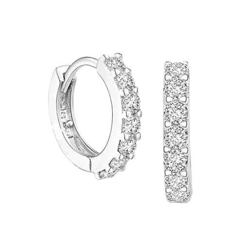 ZJPOJPH Luxus Romantische Damen Schmuck Strass Kristall Creolen ZJPOJPH Luxus Romantische Damen Schmuck Strass Kristall Creolen von ZJPOJPH