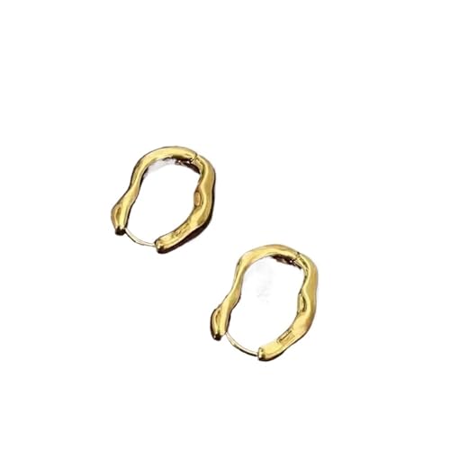ZJPOJPH Unregelmäßige Geometrische Creolen Aus Metall In Gold Und Silber For Damen, Schlichte Und Coole Ohrclips, Modeschmuck For Partys Mit Persönlichkeit ZJPOJPH Unregelmäßige Geometrische Creolen Aus Metall In Gold Und Silber For Damen, Schlichte Und Coole Ohrclips, Modeschmuck For Partys Mit Persönlichkeit von ZJPOJPH