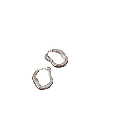 ZJPOJPH Unregelmäßige Geometrische Creolen Aus Metall In Gold Und Silber For Damen, Schlichte Und Coole Ohrclips, Modeschmuck For Partys Mit Persönlichkeit ZJPOJPH Unregelmäßige Geometrische Creolen Aus Metall In Gold Und Silber For Damen, Schlichte Und Coole Ohrclips, Modeschmuck For Partys Mit Persönlichkeit von ZJPOJPH
