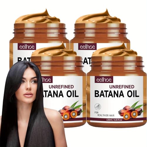 4PCS Natürliches Batana-Öl, Batana-Öl aus Honduras Unraffiniert für Männer & Frauen Befeuchtet Kopfhaut & Haar-120ml 4PCS Natürliches Batana-Öl, Batana-Öl aus Honduras Unraffiniert für Männer & Frauen Befeuchtet Kopfhaut & Haar-120ml von ZJRUI
