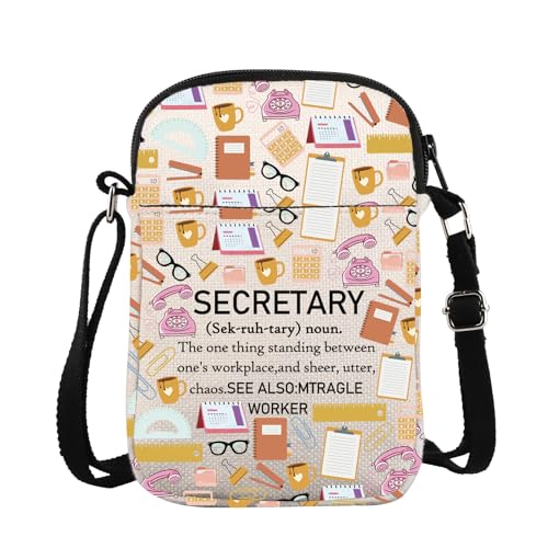 ZJXHPO Secretary Definition Crossbody Bag Secretary Appreciation Gift Secretary Messenger Bag Secretary Retirement Gift, Secretary Cb ZJXHPO Secretary Definition Crossbody Bag Secretary Appreciation Gift Secretary Messenger Bag Secretary Retirement Gift, Secretary Cb von ZJXHPO