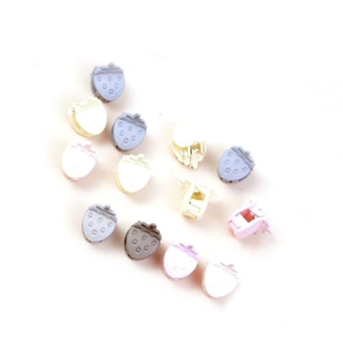 100 Stück Kleine Haarspangen, Bezaubernde Mini-Haarklammern mit Leuchtenden Farben, Leichtes Haar-Accessoire für Mädchen (B) von ZJchao